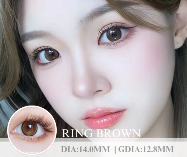 JEU012 RING BROWN 14MM